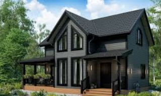 Проекты каркасных домов с террасой от 3612 рублей | Строй-Гсь